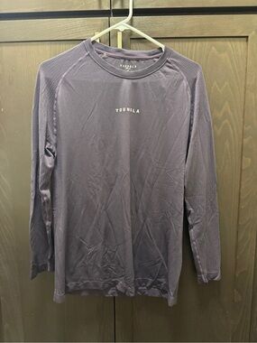 YoungLA Men's Long Sleeve Performance Shirt - Plum